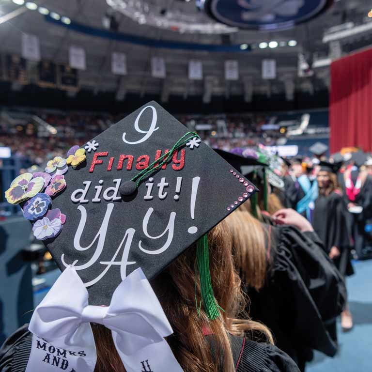 photo of graduation cap