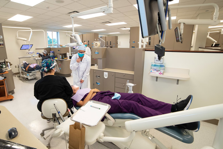 IU South Bend Dental Clinic interior